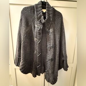 Michael Kors Charcoal Sweater with Toggle Details